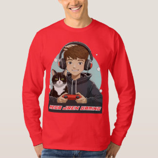 Mega Jrex Spelröd långärmad manar-skjorta T Shirt