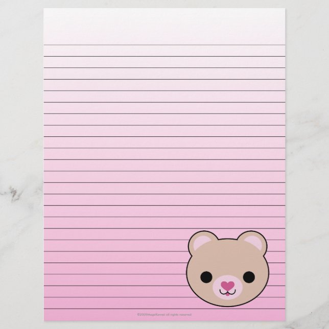 Mega Kawaii Bear Led Stationery (Framsida)