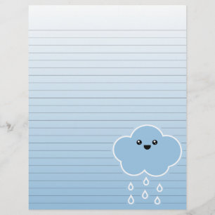 Mega Kawaii Cloud Drizzle-länkad stationeri