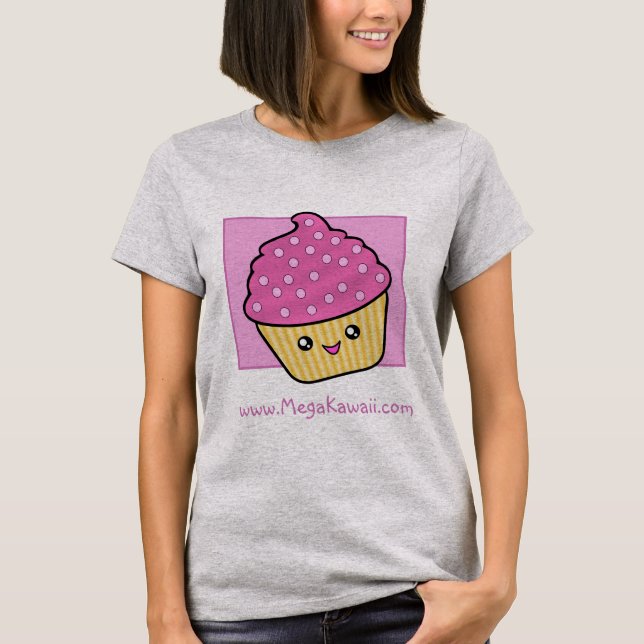 Mega Kawaii Cupcoa T-Shirt (Framsida)