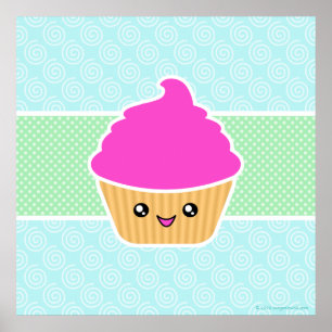 Mega Kawaii Giant Cupkaka Poster