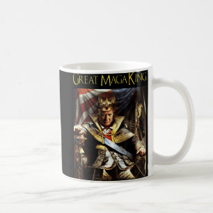 Mega Kung USA flagga Proud Ultra Maga Trump Kaffemugg