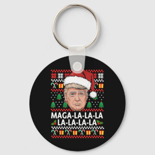 Mega La Donald Trump 47 Ugly God Jul Sweat Nyckelring