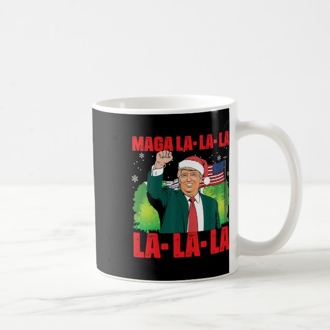 Mega La Donald Trump Potus 47 God jul Kaffemugg (Höger)