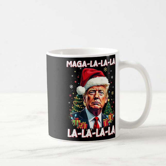 Mega La Donald Trump Potus 47 God jul Kaffemugg (Höger)