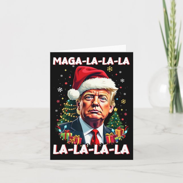 Mega La Donald Trump Potus 47 God jul Kort (Framsida)
