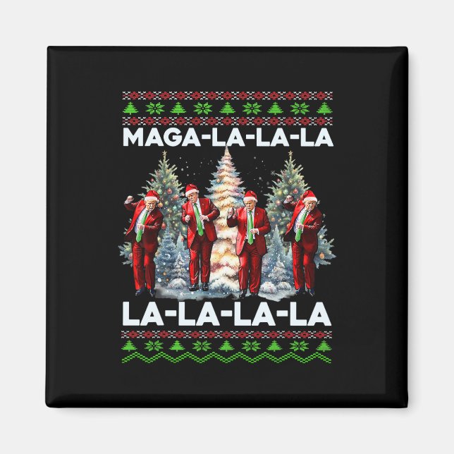 Mega La Donald Trump Potus 47 God jul Magnet (Framsidan)