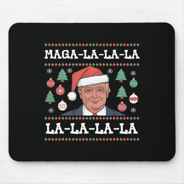 Mega La Donald Trump Potus 47 God jul Musmatta (Framsidan)