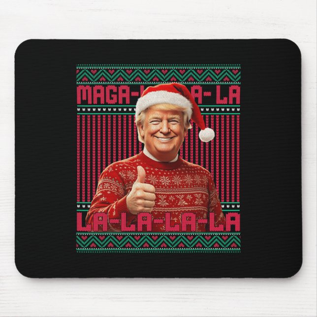 Mega La Donald Trump Potus 47 God jul Musmatta (Framsidan)