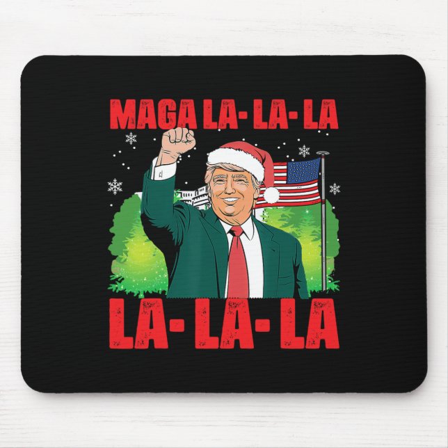 Mega La Donald Trump Potus 47 God jul Musmatta (Framsidan)