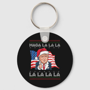 Mega La Donald Trump Potus 47 God jul Nyckelring