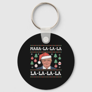 Mega La Donald Trump Potus 47 God jul Nyckelring