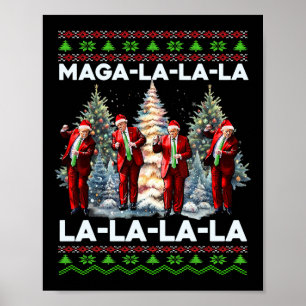 Mega La Donald Trump Potus 47 God jul Poster