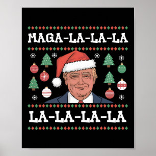 Mega La Donald Trump Potus 47 God jul Poster