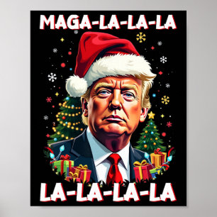 Mega La Donald Trump Potus 47 God jul Poster
