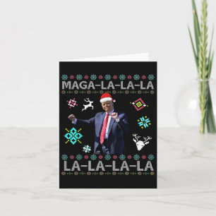 Mega La Donald Trump President 47 Dance Ugly Kort