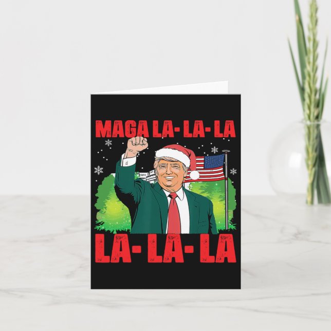 Mega La La La Donald Trump Potus 47 Fult Jul Kort (Framsida)