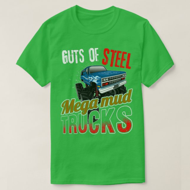 Mega Lera Lastbilar Guts av Sl Monster Lastbil 2 T Shirt (Design framsida)