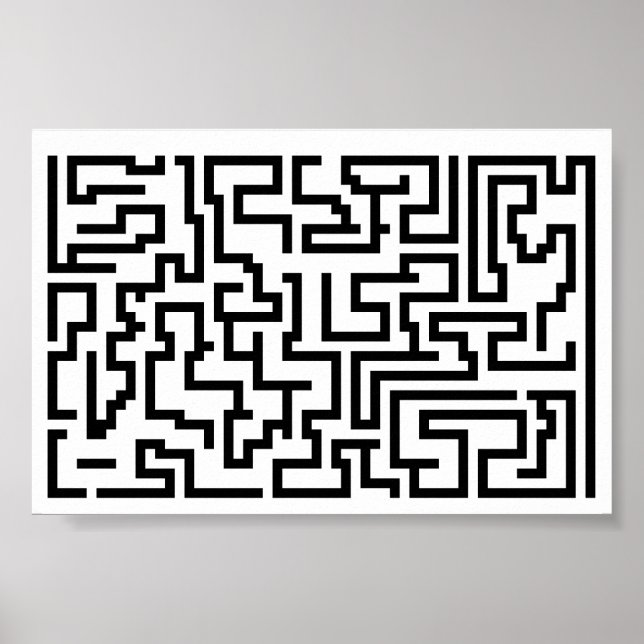 Mega Maze Poster (Framsidan)