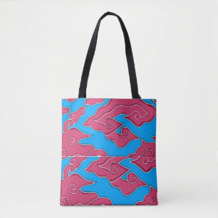 Mega Mendung Shoulder Totebag Tygkasse