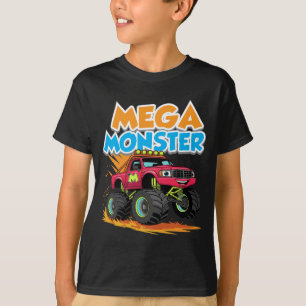 Mega Monster Truck Cartoon Barn T-Shirt