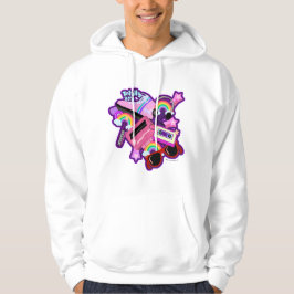 Mega Neon 80s-design Hoodie