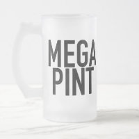 MEGA PINT Beer Vin Mugg Glass Beer Fars dag