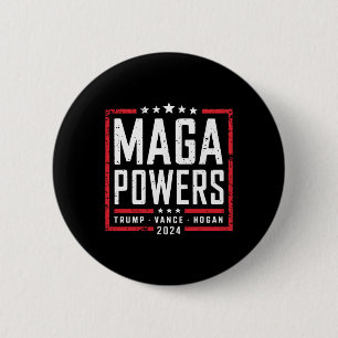 Mega Powers Trump Vance Hogan 2024 Patriotic Funny Knapp
