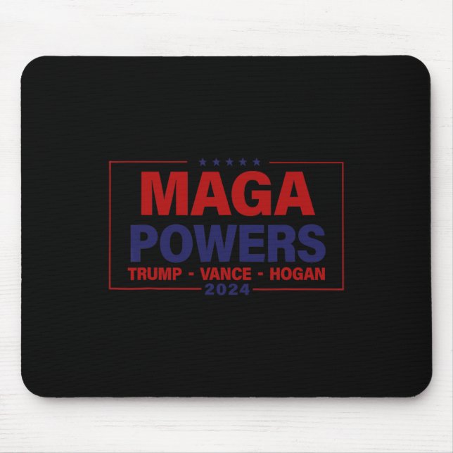 Mega Powers Trump Vance Hogan 2024 Patriotic Funny Musmatta (Framsidan)