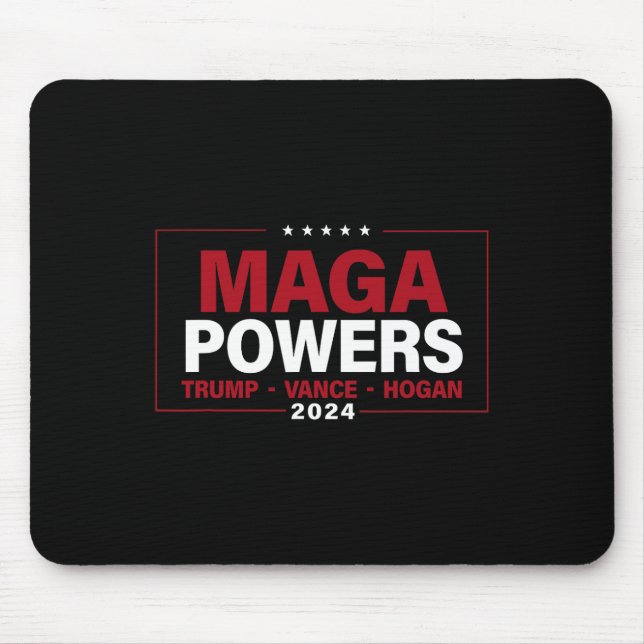 Mega Powers Trump Vance Hogan 2024 Patriotic Funny Musmatta (Framsidan)