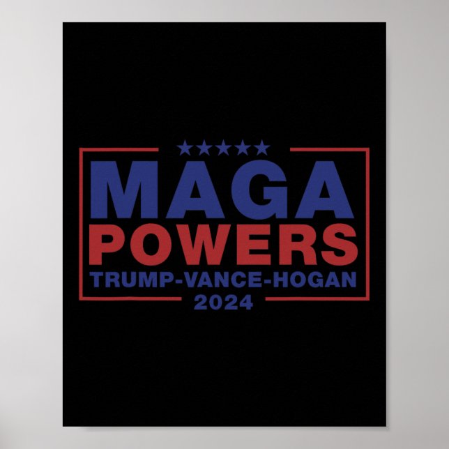Mega Powers Trump Vance Hogan 3  Poster (Framsidan)