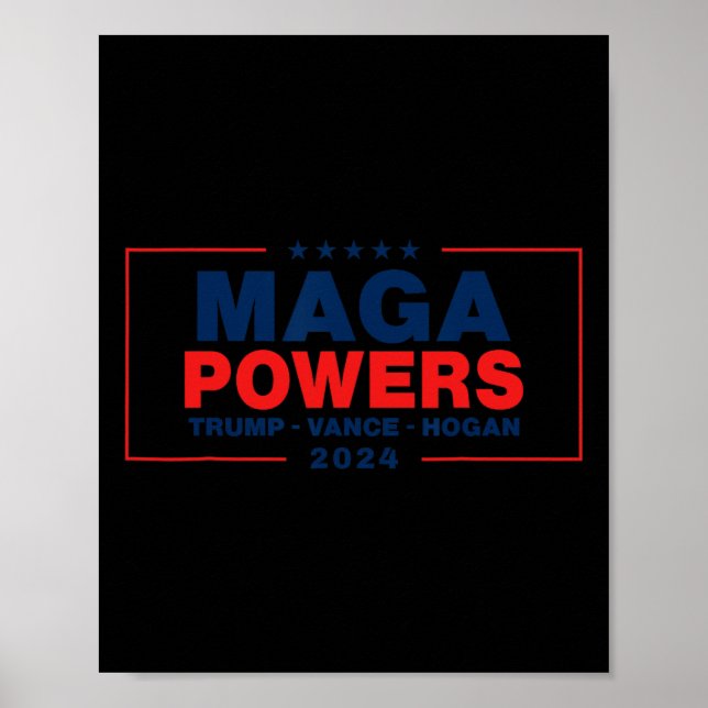 Mega Powers Trump Vance Hogan Poster (Framsidan)