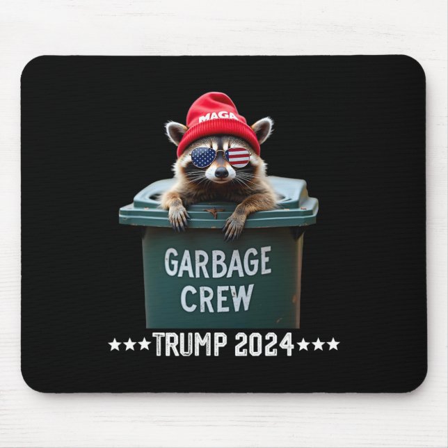 Mega Raccoon Garbage Crew Trump 2024  Musmatta (Framsidan)
