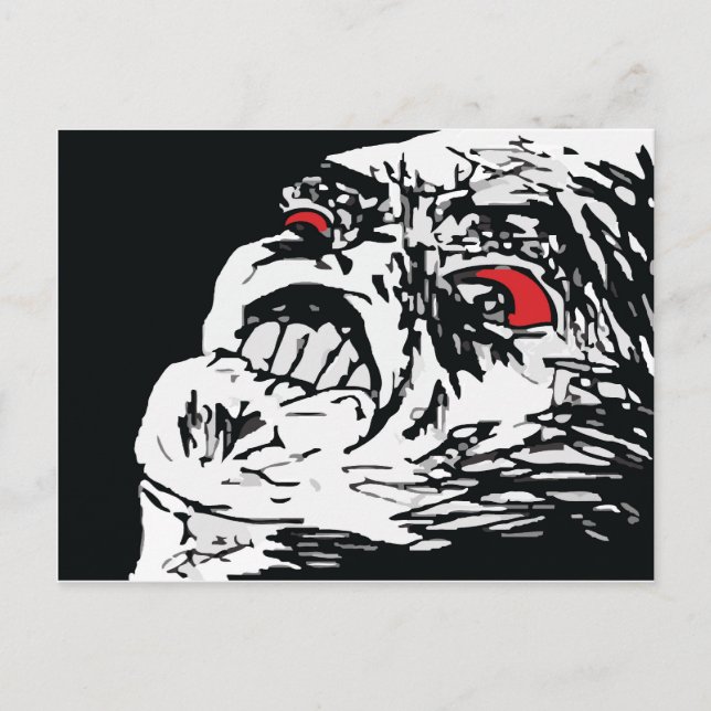 Mega Rage Vykort (Framsida)