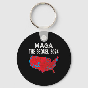 Mega Sequel President Trump 2024 Val Karta Nyckelring