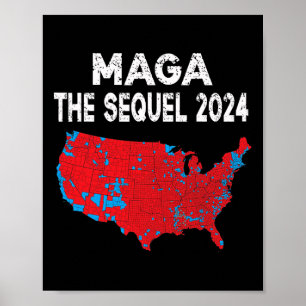 Mega Sequel President Trump 2024 Val Karta Poster