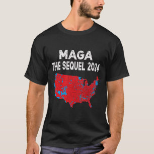 Mega Sequel President Trump 2024 Val Karta T Shirt