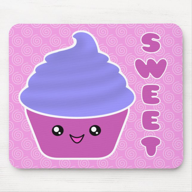 Mega söt Kawaii muffin Musmatta (Framsidan)