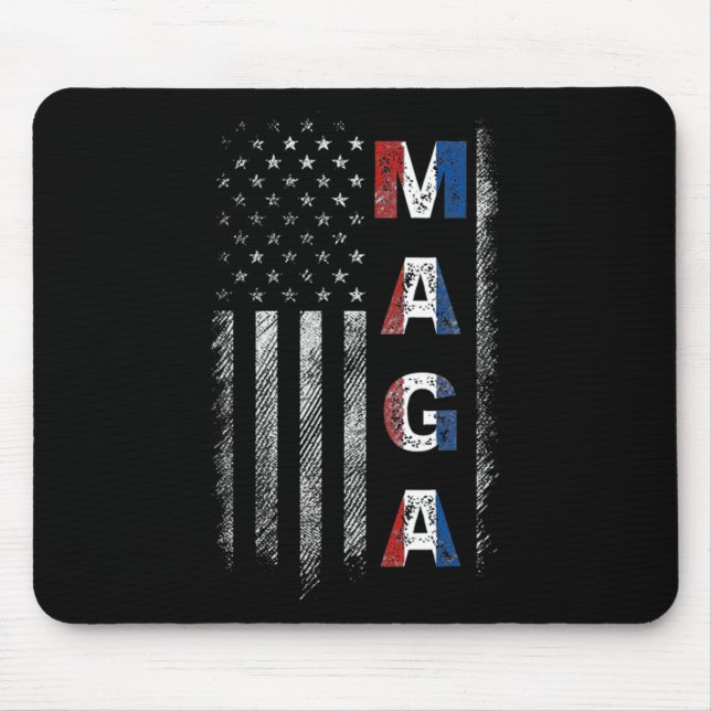 Mega Trump 2024 US Flagga American Musmatta (Framsidan)