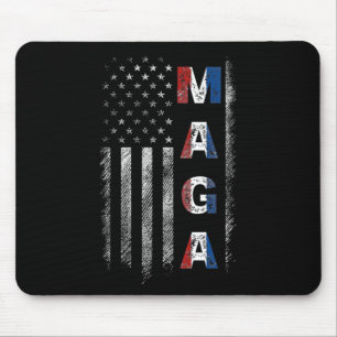 Mega Trump 2024 Us Flagga Amerikansk  Musmatta