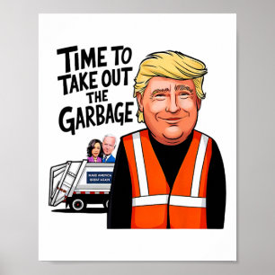 Mega Trump Garge Lastbil tid att ta ut Garge Poster