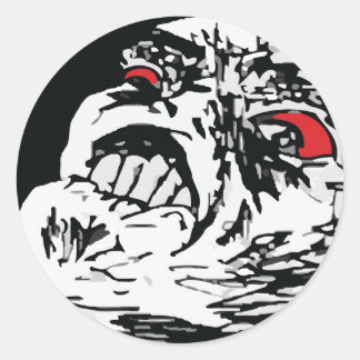 Mega ursinne runt klistermärke