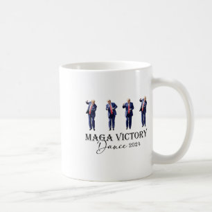 Mega Victory Dance Trump 2024 47:e presidenten Kaffemugg