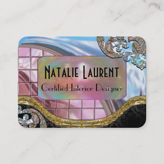 Megacoppa Pearl Professionell 3,5 x 2,5 tum Visitkort (Framsida)