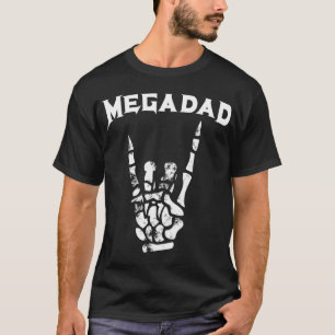 Megadad Sten Heavy Metall Guitar Pappa T Shirt