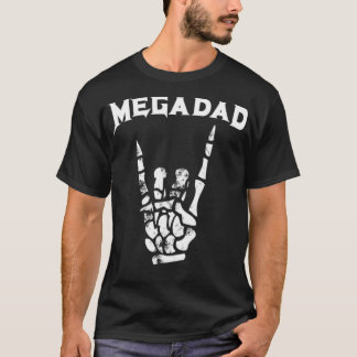 Megadad Sten Heavy Metall Guitar Pappa Tee