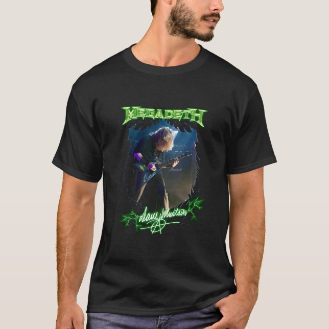 Megadeth - Dave Guitar T Shirt (Framsida)