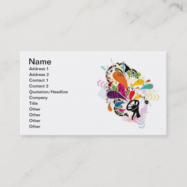 MEGAFON VISITKORT (Framsida)