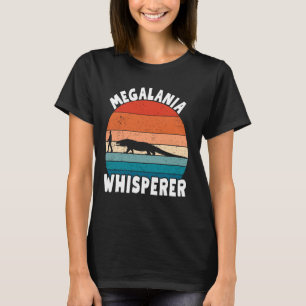 Megalania Whisperer Prehistorisk Giant Reptile Vin T Shirt