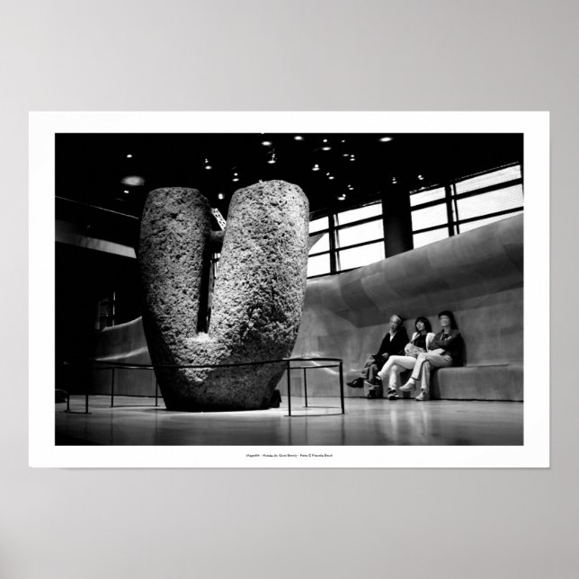 Megalith Musee du Quai Branly Paris Poster (Framsidan)